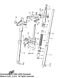  Вилка передней оси