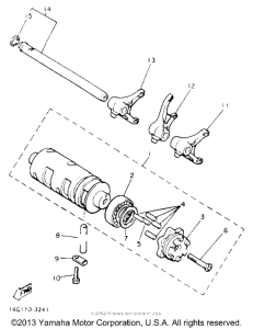 XJ700XN Копирный вал