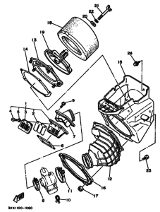 YZ250 YZ250B Впускная система
