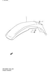 DR125 Переднее крыло