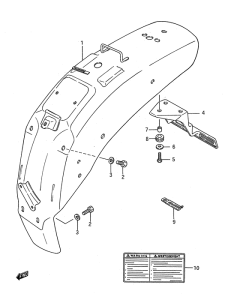 LS650 Заднее крыло