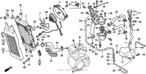 VT600C Радиатор
