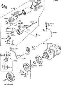 EX250 Стартер