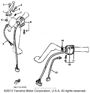 XVZ12DN Handel switch lever