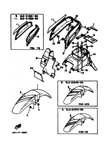 XTZ750 XTZ750A Крыло