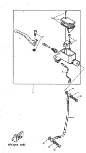 CW50RS Главный тормозной цилиндр