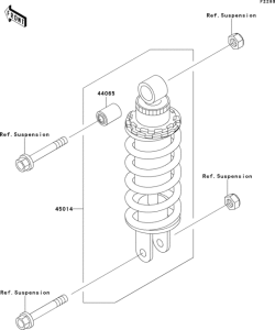 ZX600 Амортизатор