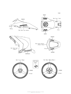 ZX1000 Decals (Gray)(Jff)