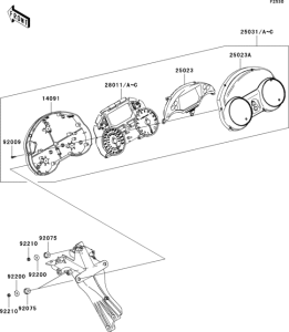 ZX1400 Приборы