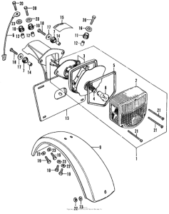 CT70 Taillight + rear fender