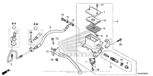 NSS300 Rear Brake Master Cylinder (Nss300)