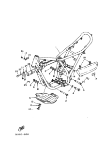 TY175 ﾌﾚｰﾑ. ｻｲﾄﾞｶﾊﾞｰ