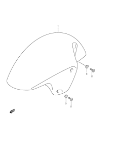 GSX1300R Переднее крыло