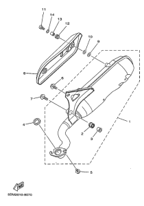 YV50 Выхлопная система