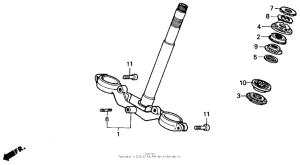 VT700C Траверса нижняя