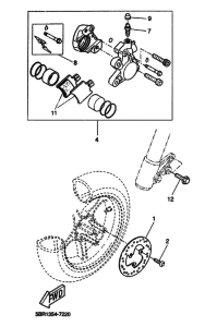 YQ50 Передний суппорт
