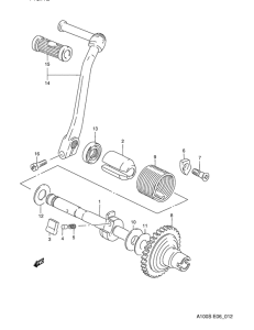 A100 Ножной стартер