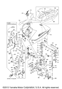 XV17AVC Топливный бак