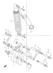 DR250 Втулки заднего рычага