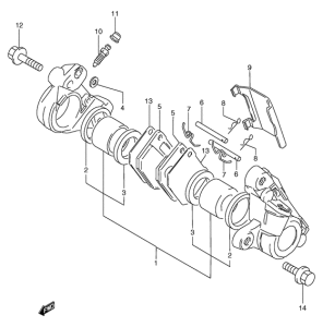 RG80 Передний суппорт