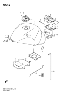 GSX1300R Tank fuel