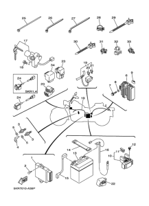 XVS250 Электрические детали