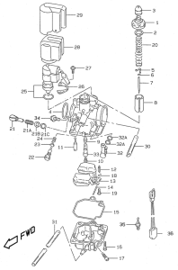 AY50 Carburetor assy