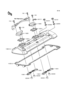 ZR1000 Крышка головки цилиндров