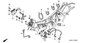 CM125C Wire harness / ignition coil