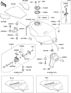 ZX600 Fuel tank(1 / 2)