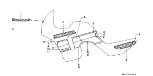 XL600V Stripe / mark