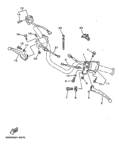 SR125 Handle switch. lever