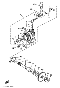 DT50R Масляный насос