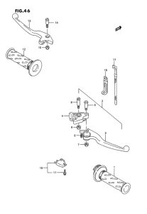 GSX1100 Рулевой переключатель