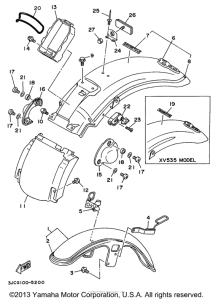 XV535SH Крыло