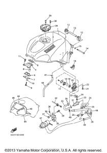 YZF-R6 Топливный бак