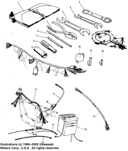  Chassis electrical equipment / owner tools