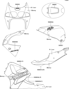ZX750 Decals(ebony)(zx750-p5)