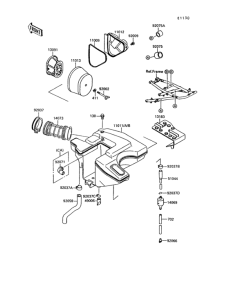 KL650 Воздушный фильтр