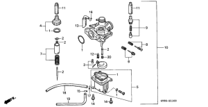 PK50S Carburetor assy