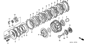 VT750CA Бендикс