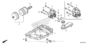 CTX700N DCT Oil Pan + Oil Pump
