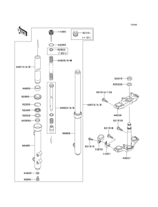 KX65 Front fork(1 / 2)