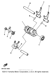 YZ490W Копирный вал