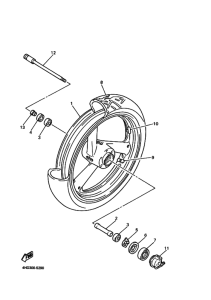 XJR1300 Transom + tube
