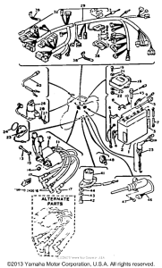 XJ750J Электрика