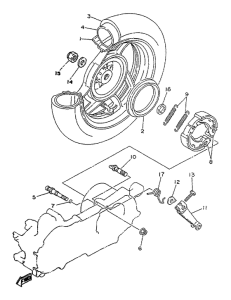 YA50F Переднее колесо