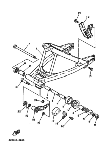 RT180 Задний рычаг и подвеска