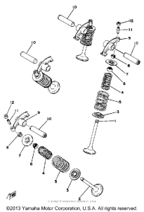 XS400SH Клапана