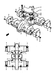 GS400 Крышка головки цилиндров